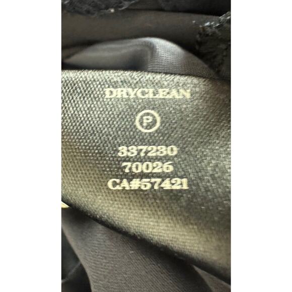 Ann Taylor Cropped Crepe Pant, Navy, Side Stripes Sz: 8, 52-07 - Picture 11 of 15